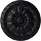 Ekena Millwork Kirke Ceiling Medallion (Fits Canopies up to 3 3/4"), Hand-Painted Steel Gray, 15 3/4"OD x 5/8"P CM16KISGS - alternate 1